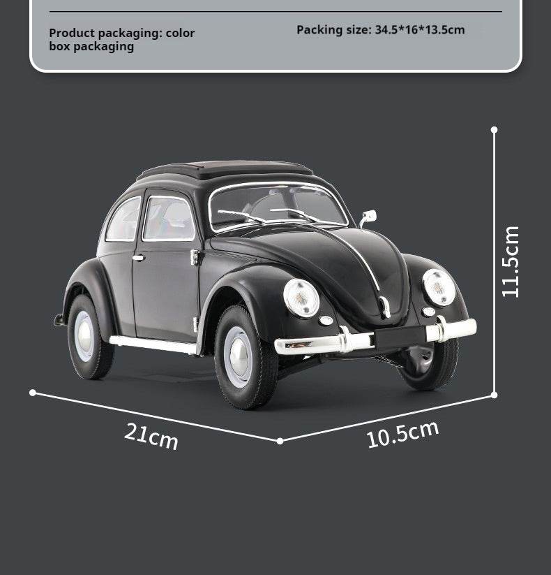 RC 1:16 D62 Mini Retro Beetle RC Climbing Car - Full Scale Simulation Remote Control Toy with Drift Features - ToylandEU