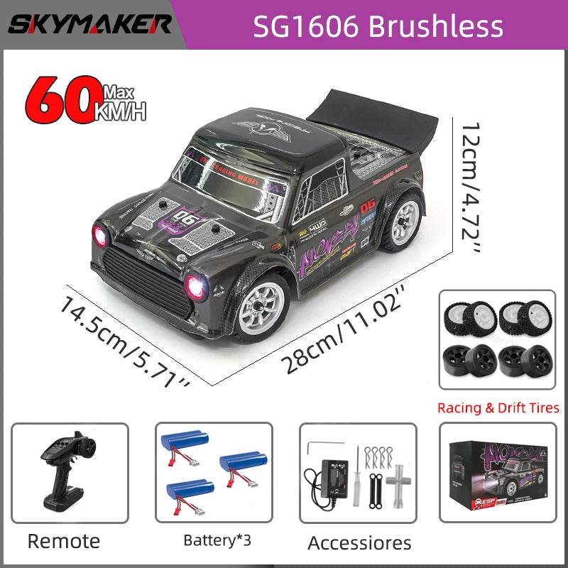 RC 1/16 High-Speed 4WD RC Drift Car - SG1606 Pro UD1607 Racing Fun! - ToylandEU