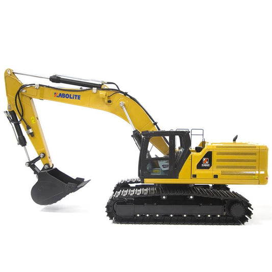 RC 1:16 Remote Control Hydraulic Loader - Alloy Earth Yellow & Black Model - ToylandEU