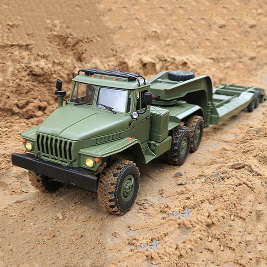 RC 1/16 Scale WPL B36-3 6WD Military RC Truck with Trailer - Off-Road Adventure - ToylandEU