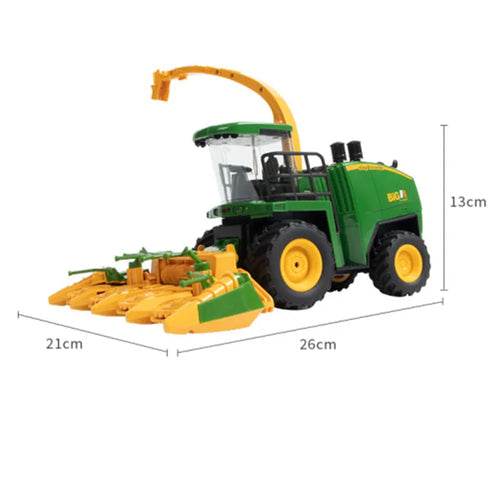 RC 1:24 Remote Control Farm Tractor Harvester with Smoke & Lights - ToylandEU