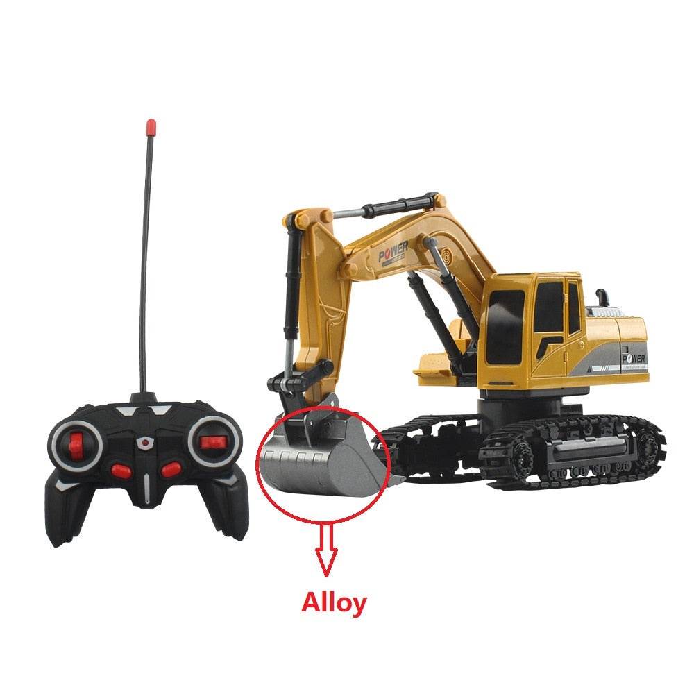RC 1:24 Scale Remote Control Excavator Truck - Fun RC Toy for Kids - ToylandEU