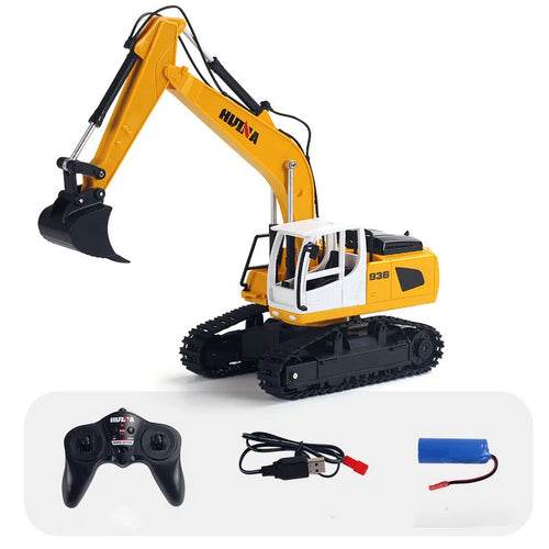 RC 1/24 Scale Remote Control Excavator with 360° Rotation & Six-Way Control - ToylandEU