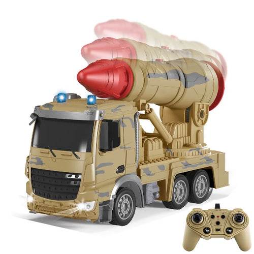 RC 1/24 Scale Remote Control Military Missile Truck - 10 Channel Fun - ToylandEU