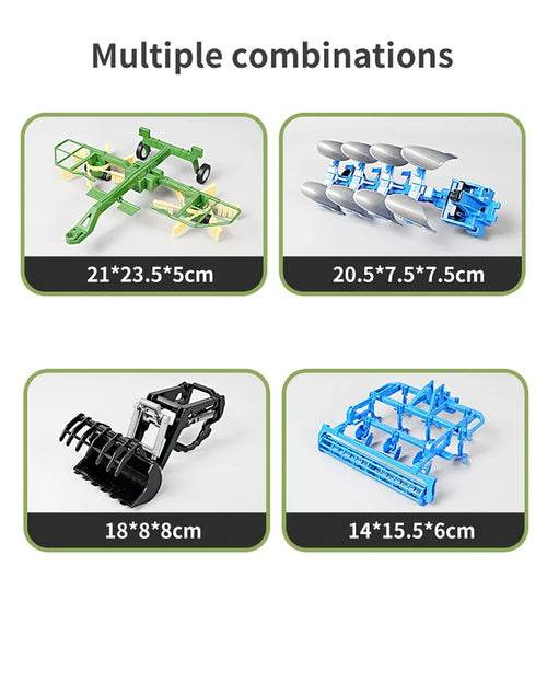 RC 1:24 Scale Remote Control Tractor with LED Lights - Fun Farm Experience! - ToylandEU