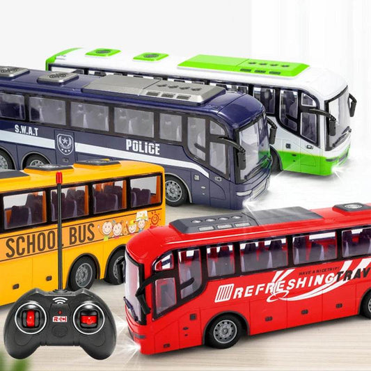 RC 1/30 Scale Electric Tour Bus RC Car with Lights - Perfect for Kids - ToylandEU