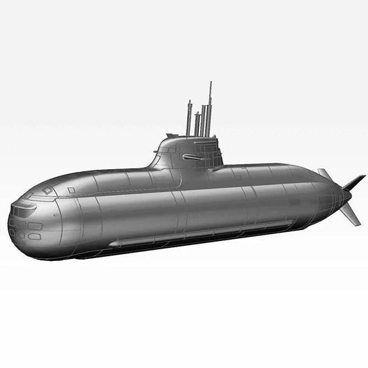 RC 1/72 Scale German Type 212 RC Submarine SLA Resin Assembly Kit - 75cm Model - ToylandEU
