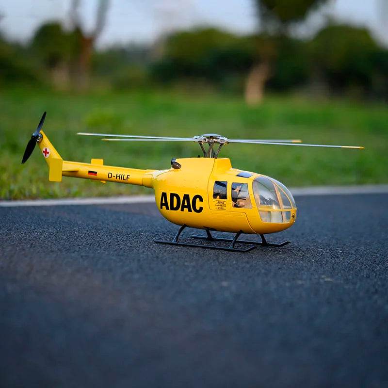 RC 10-Channel Remote Control Simulation Helicopter BO-105 with Double Propellers and Self-Stabilizing Feature - ToylandEU