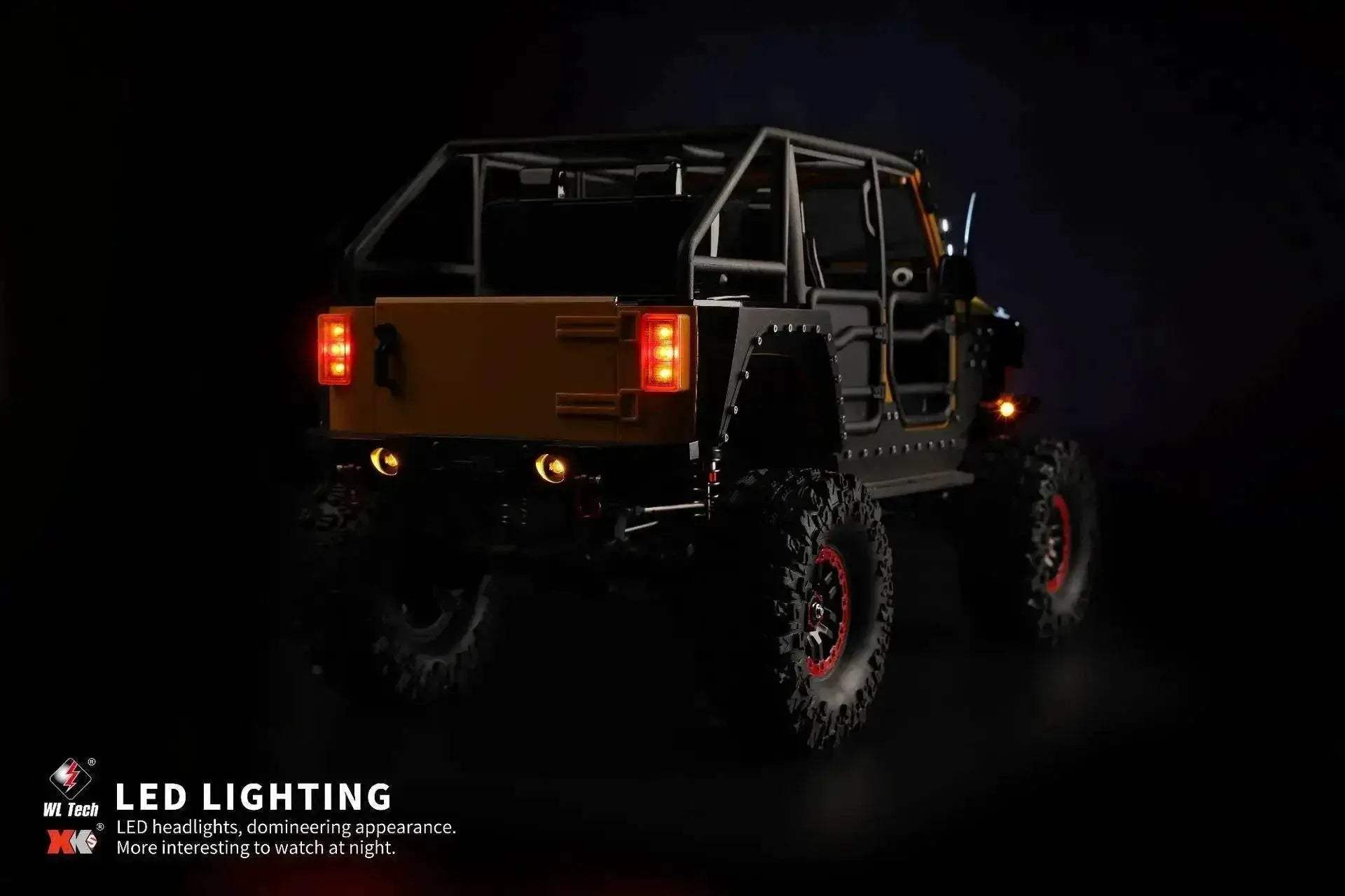  RC 104010 1:10 Scale 4x4 Off-Road RC Wrangler Car - High-Speed Climbing Remote Control Vehicle -  ToylandEU™