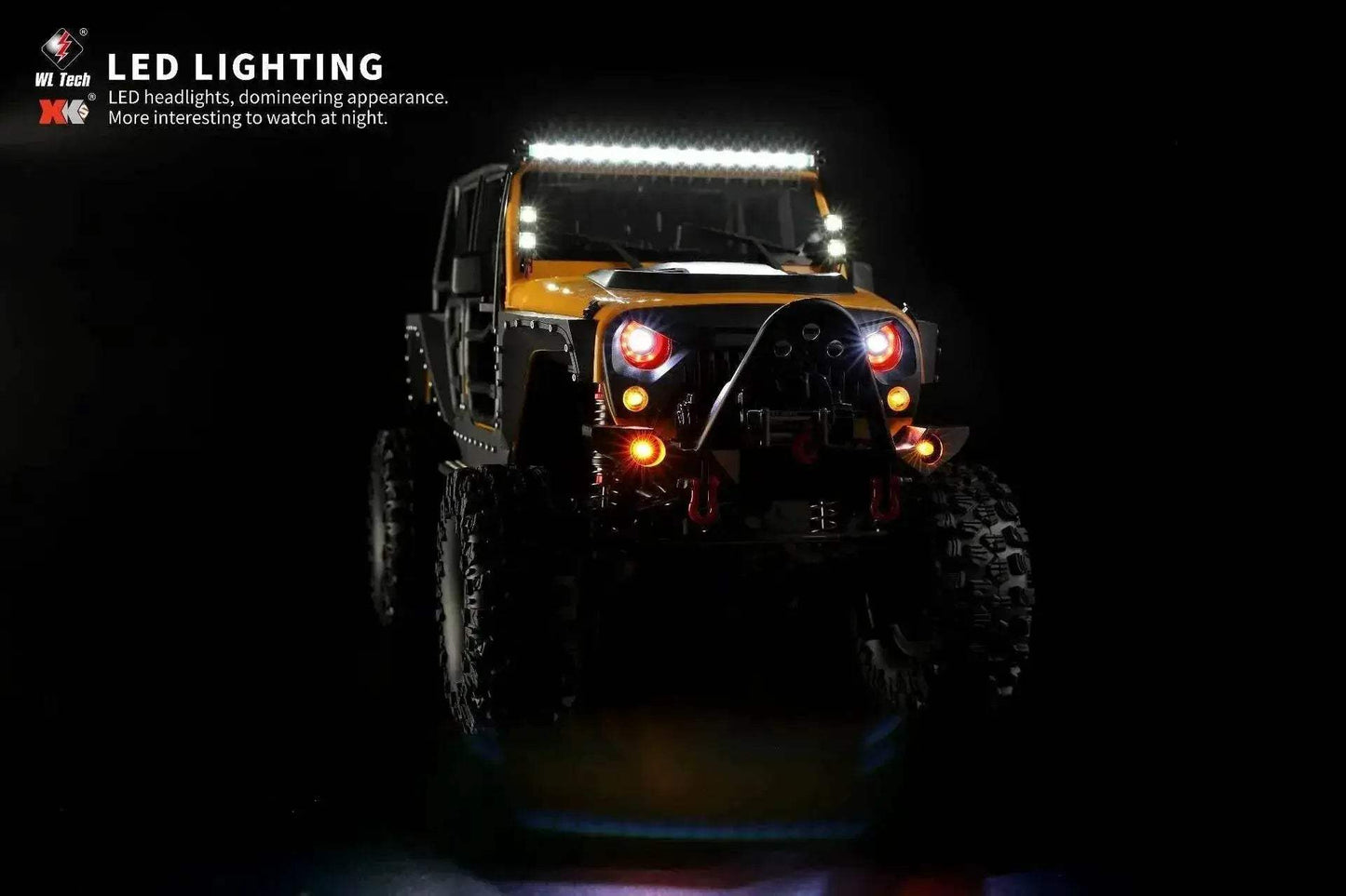  RC 104010 1:10 Scale 4x4 Off-Road RC Wrangler Car - High-Speed Climbing Remote Control Vehicle -  ToylandEU™