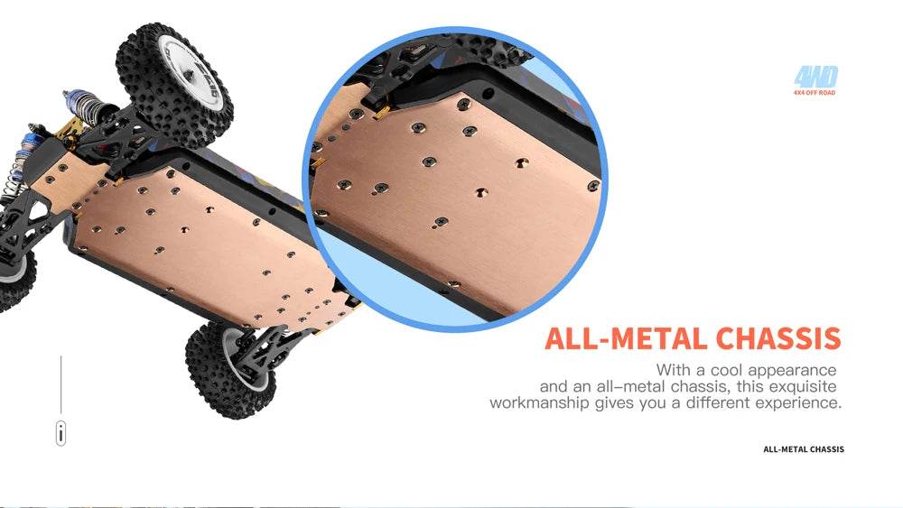 RC 124007 & 124019 High-Speed 1:12 Electric 4WD RC Racing Cars - 75KM/H & 55KM/H Drift Crawler with 3000mAh Battery - ToylandEU