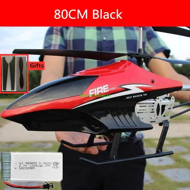 RC 150M Remote Control Large Alloy Electric Helicopter Drone Toy with LED Lights and Anti-Fall Design - ToylandEU