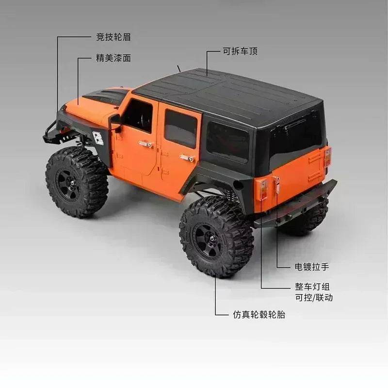 RC 2025 1/10 Scale Mn222 4WD Off-Road Remote Control Climbing Car - Perfect Gift for Boys and Kids - ToylandEU