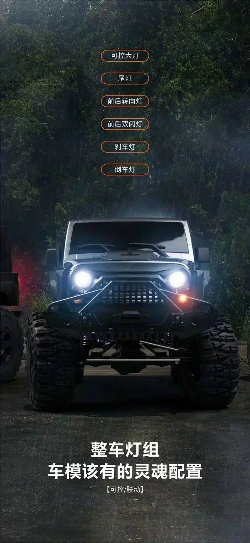 RC 2025 1/10 Scale Mn222 4WD Off-Road Remote Control Climbing Car - Perfect Gift for Boys and Kids - ToylandEU