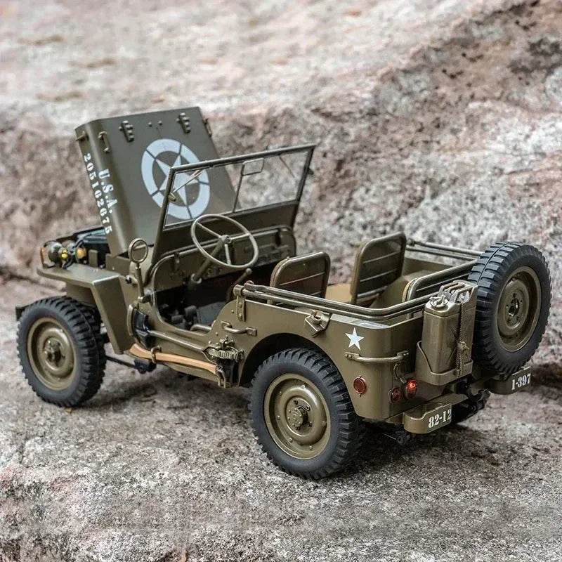RC 2025 1:12 Scale 1941 Willys MB RC Crawler Jeep - 4WD Ready-to-Run Military Buggy for Adults and Kids - ToylandEU
