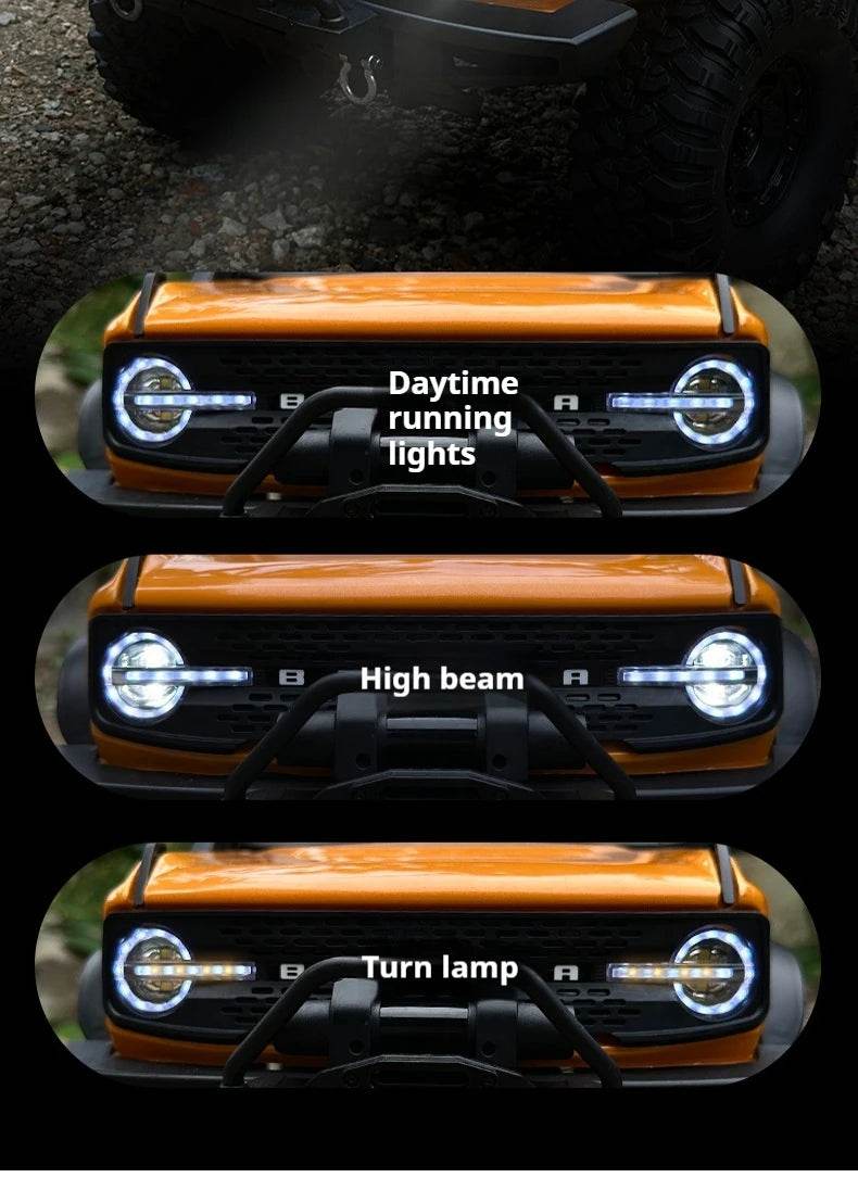 RC 2025 R1001 Enhanced Off-Road Simulation Ford Mustang 1:10 RC Vehicle with Four-Wheel Drive - ToylandEU