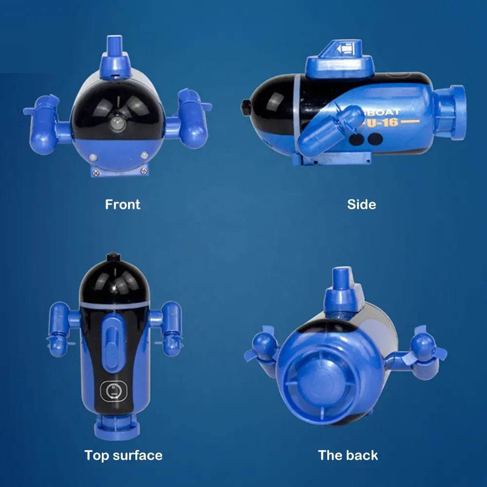 RC 2025 Upgraded Mini RC Submarine - Waterproof & Rechargeable Diving Toy for Kids - Perfect Gift Simulation Model - ToylandEU