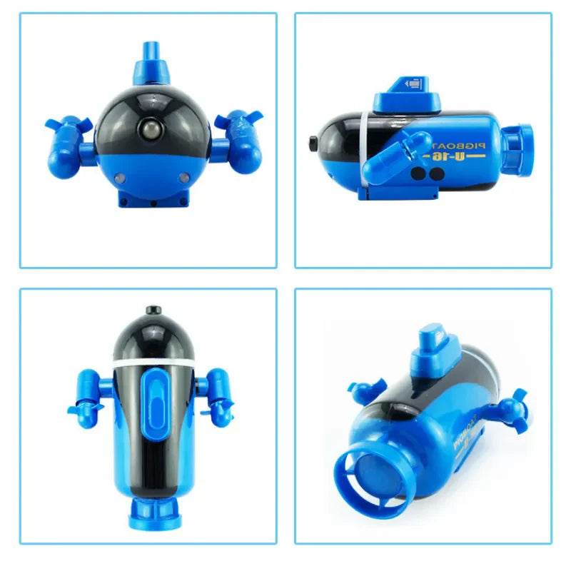 RC 2025 Upgraded Mini RC Submarine - Waterproof & Rechargeable Diving Toy for Kids - Perfect Gift Simulation Model - ToylandEU