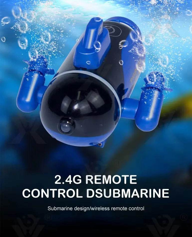 RC 2025 Upgraded Mini RC Submarine - Waterproof & Rechargeable Diving Toy for Kids - Perfect Gift Simulation Model - ToylandEU