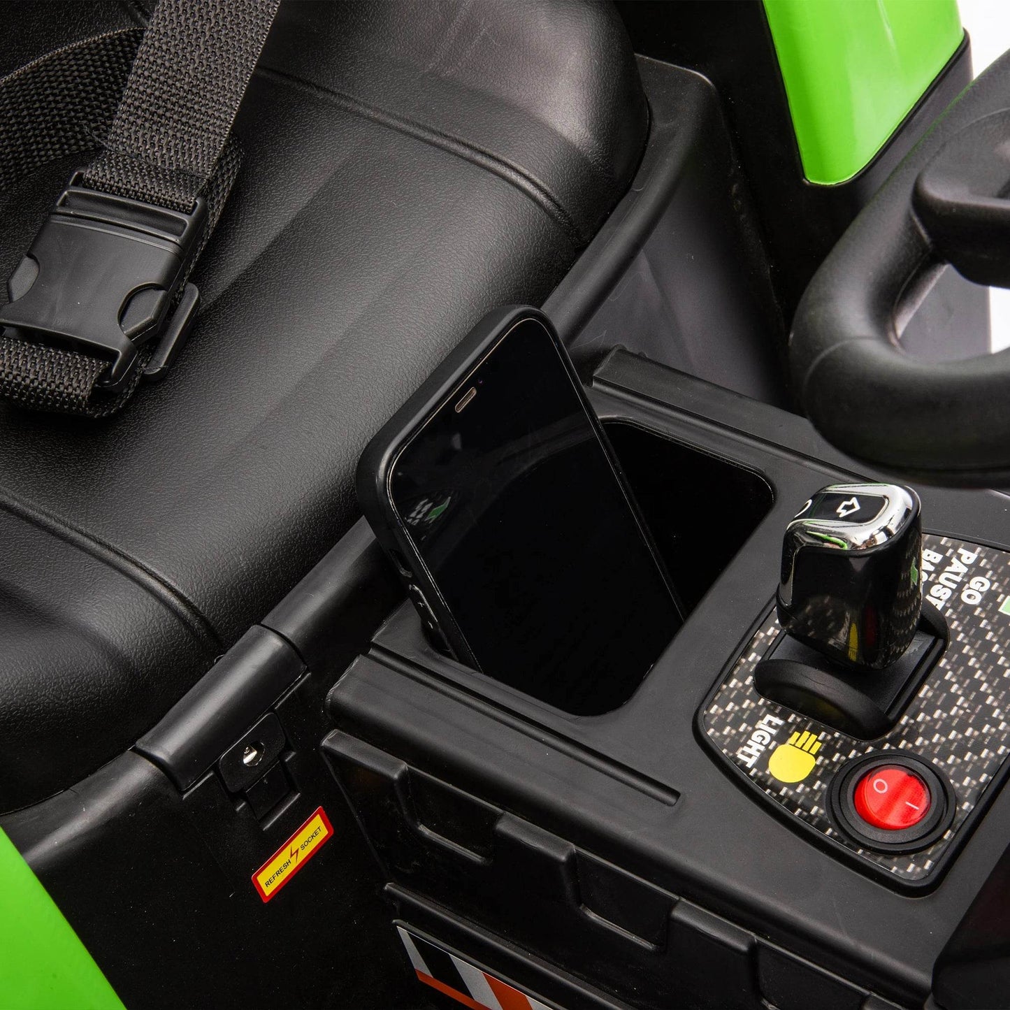 RC 24V Electric Ride-On Tractor with Remote Control & Trailer for Kids - ToylandEU