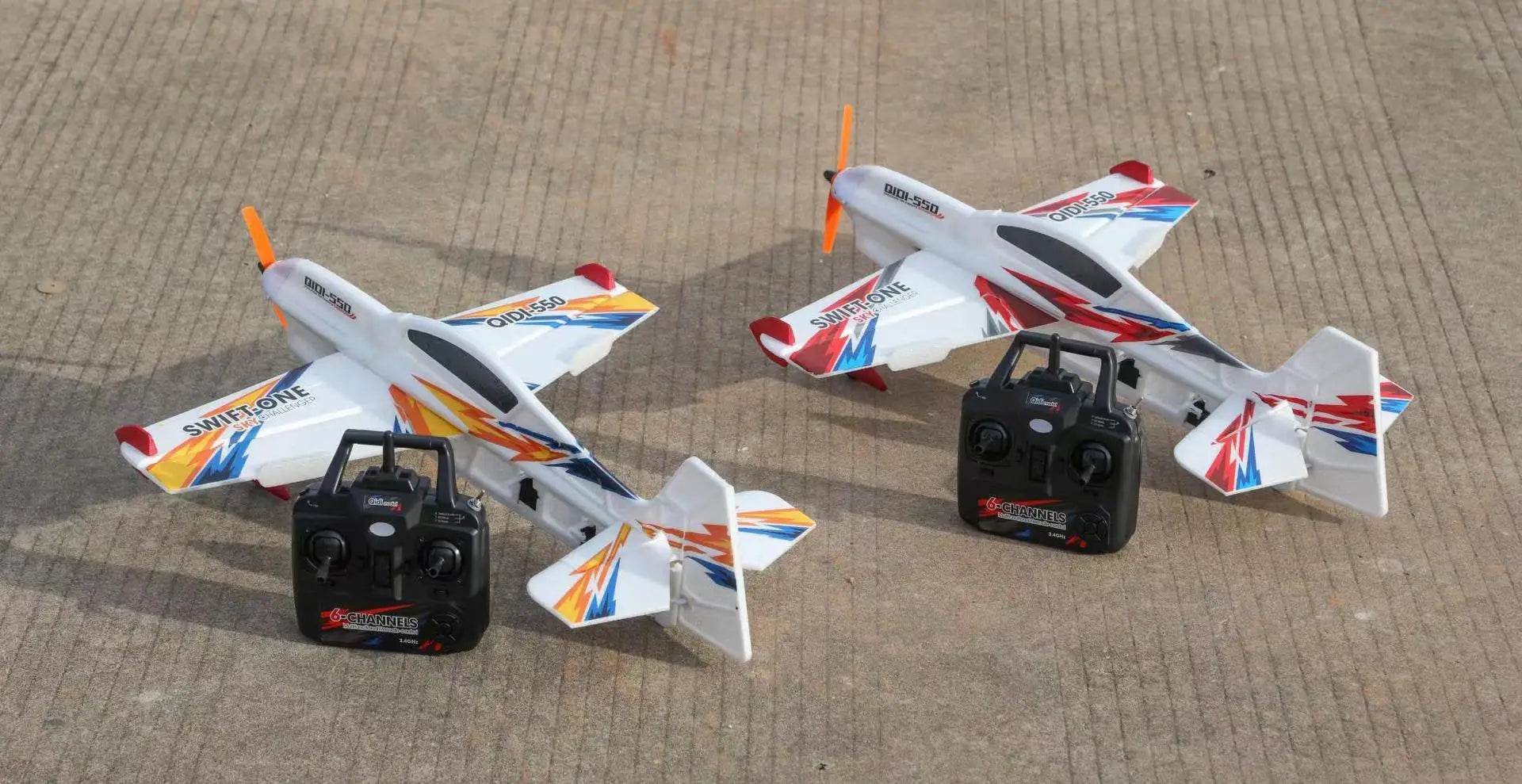 RC 4-Channel Brushless Motor Remote Control RC Plane and Helicopter Toy for Boys - JIKEFUN Indoor/Outdoor Aircraft - ToylandEU