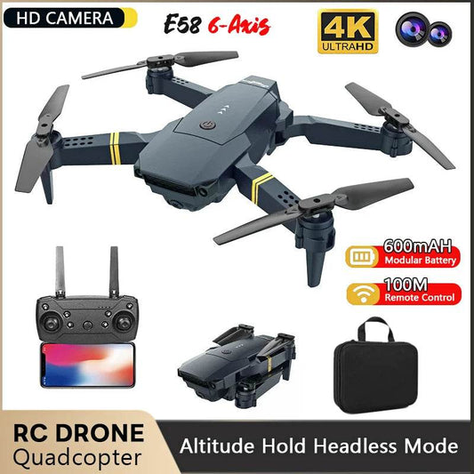 RC 4K Camera Mini Drone - 2.4G Remote Control Quadcopter with WiFi - ToylandEU