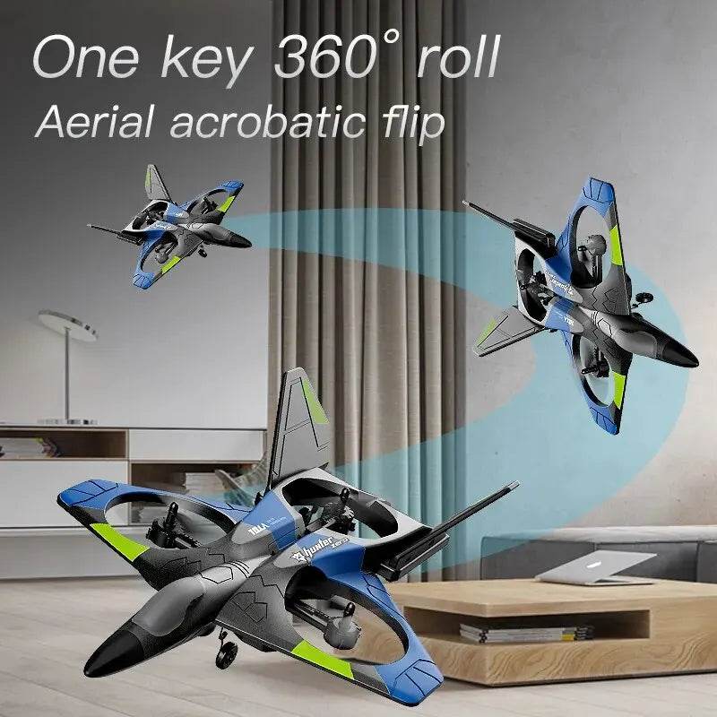 RC 4K UHD Remote-Controlled Foam Glider Airplane for Aerial Fun - ToylandEU