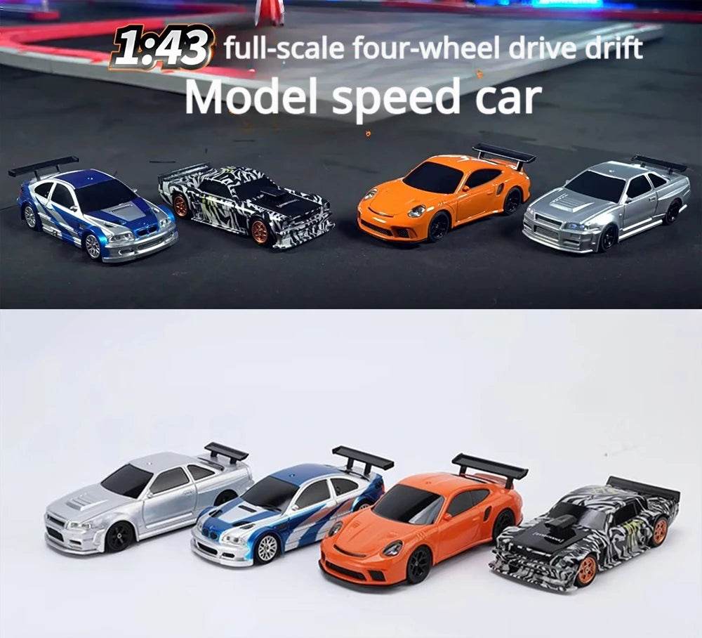 RC 4WD Mini GTR Racing RC Car - 2.4G Remote Control Drift Vehicle for Boys, Perfect Gift for Ages 14+ - ToylandEU