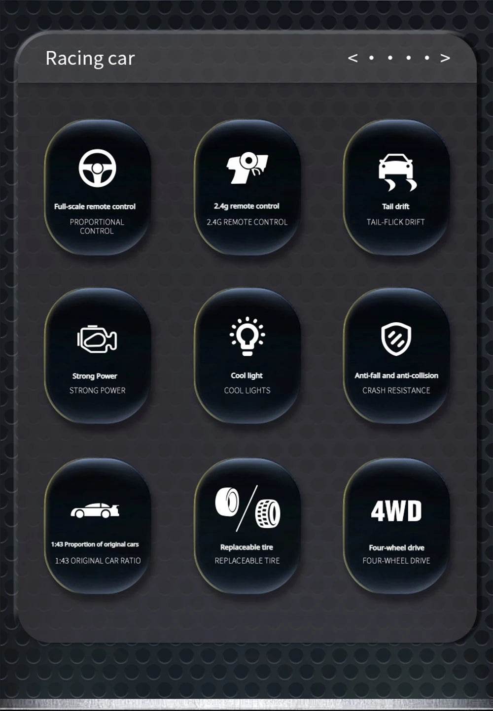 RC 4WD Mini GTR Racing RC Car - 2.4G Remote Control Drift Vehicle for Boys, Perfect Gift for Ages 14+ - ToylandEU