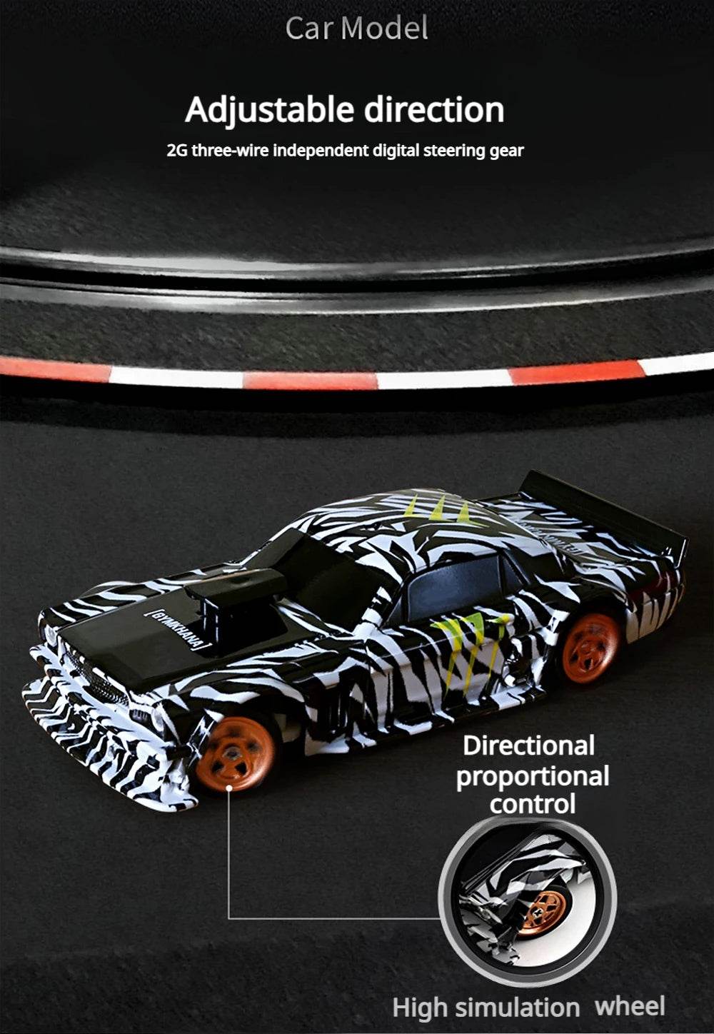 RC 4WD Mini GTR Racing RC Car - 2.4G Remote Control Drift Vehicle for Boys, Perfect Gift for Ages 14+ - ToylandEU