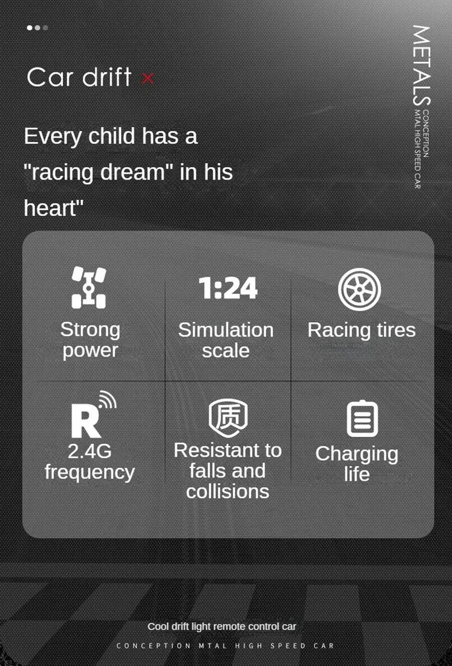 RC 4WD Remote Control Drift Car GTRPRO AE86PRO 1:24 Scale 4x4 Racing Truck - Perfect Gift for Kids and Adults - ToylandEU