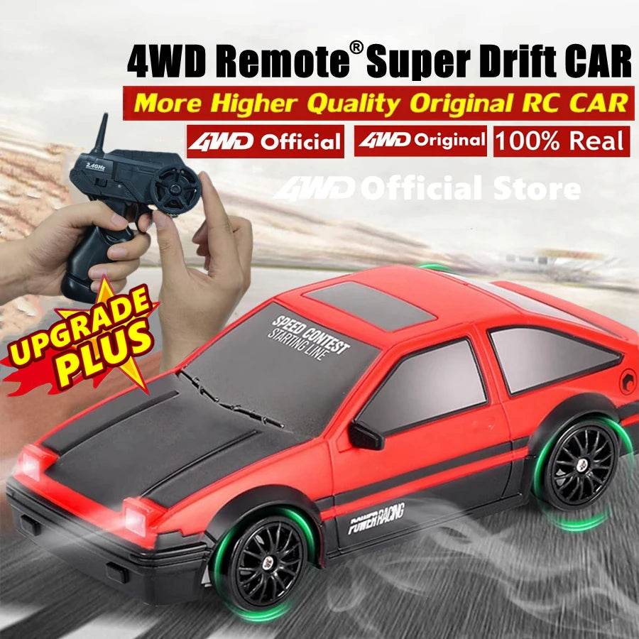 RC 4WD Remote Control Drift Car GTRPRO AE86PRO 1:24 Scale 4x4 Racing Truck - Perfect Gift for Kids and Adults - ToylandEU