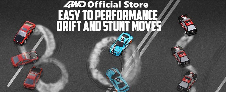 RC 4WD Remote Control Drift Car GTRPRO AE86PRO 1:24 Scale 4x4 Racing Truck - Perfect Gift for Kids and Adults - ToylandEU