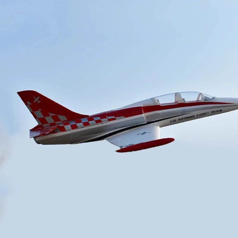 RC 64mm Han Dao L39 RC Fighter Aircraft - Electric Remote Control Training Plane Toy for All Skill Levels - ToylandEU