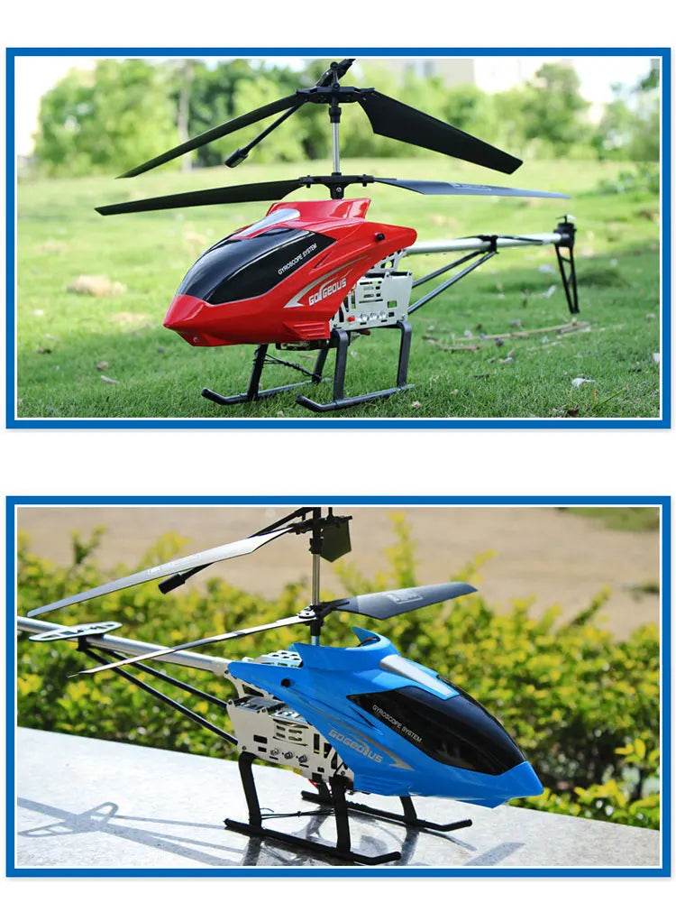 RC 80cm Remote-Controlled Helicopter with Anti-Fall Design - Durable Outdoor Toy Aircraft for Kids' Birthdays - ToylandEU