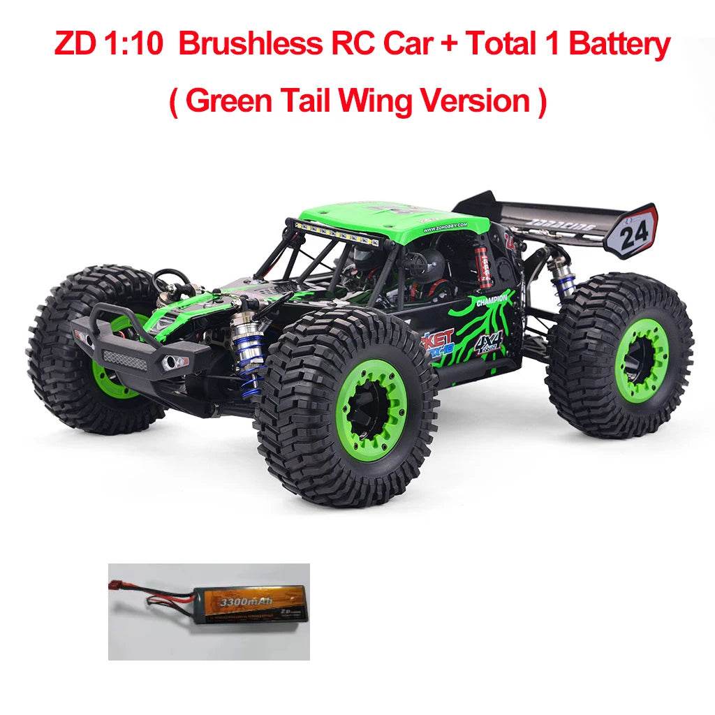 RC 80km/h ZD Racing DBX 10 - Ultimate 1/10 Scale 4WD Brushless RC Car - ToylandEU