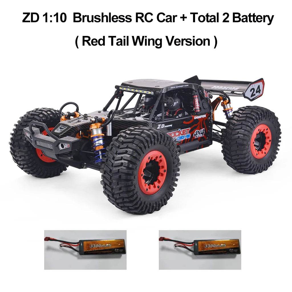 RC 80km/h ZD Racing DBX 10 - Ultimate 1/10 Scale 4WD Brushless RC Car - ToylandEU