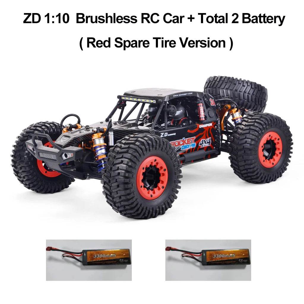 RC 80km/h ZD Racing DBX 10 - Ultimate 1/10 Scale 4WD Brushless RC Car - ToylandEU