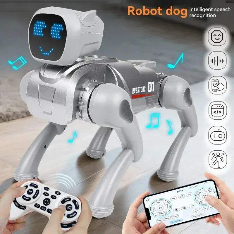 RC AI Robot Dog Toy With Voice Commands And Dancing - ToylandEU