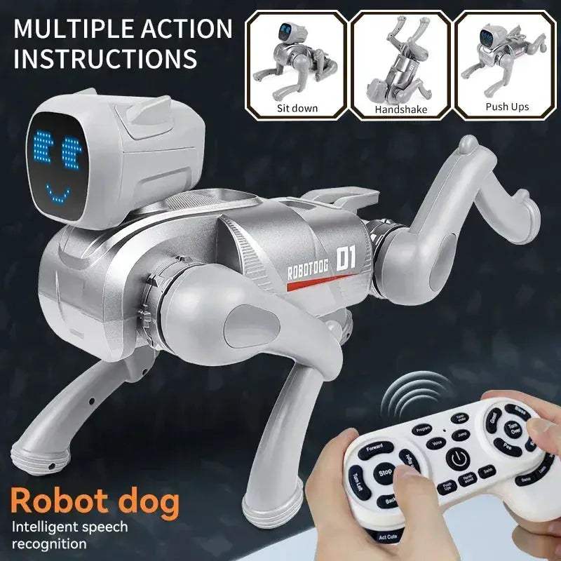 RC AI Robot Dog Toy With Voice Commands And Dancing - ToylandEU