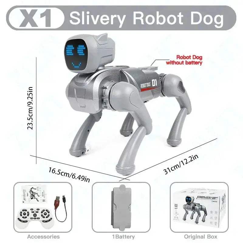 RC AI Robot Dog Toy With Voice Commands And Dancing - ToylandEU