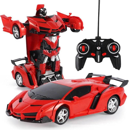 RC Adaptable 2-in-1 Remote Control Car & Robot Toy for Kids - ToylandEU