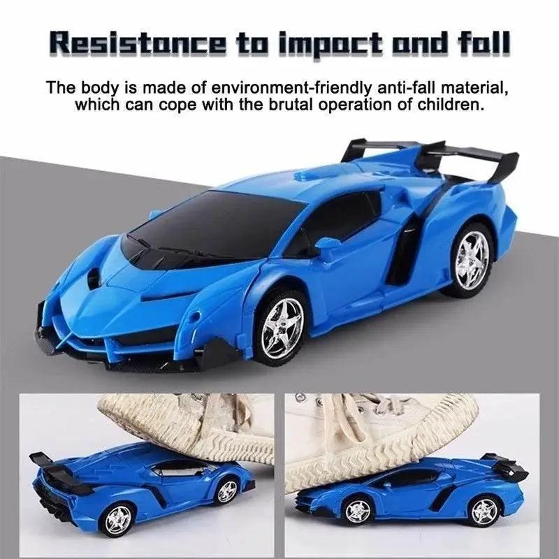  RC Adaptable RC Police Car & Robot - Ultimate 2-in-1 Toy for Kids -  ToylandEU™