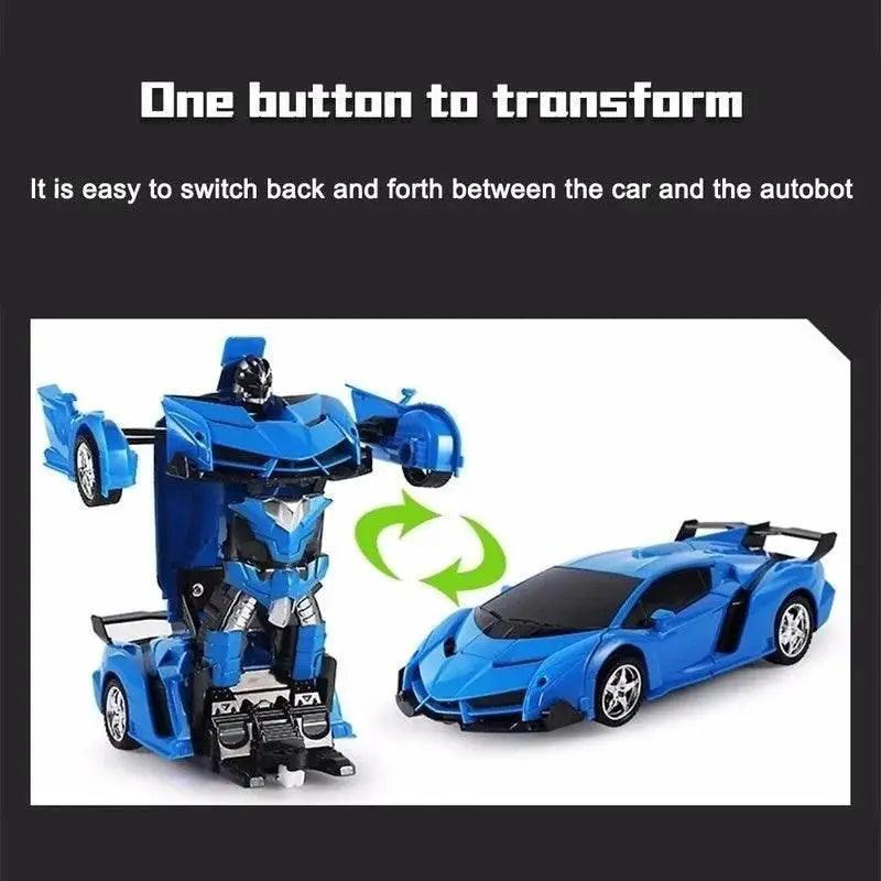 RC Adaptable RC Police Car & Robot - Ultimate 2-in-1 Toy for Kids -  ToylandEU™