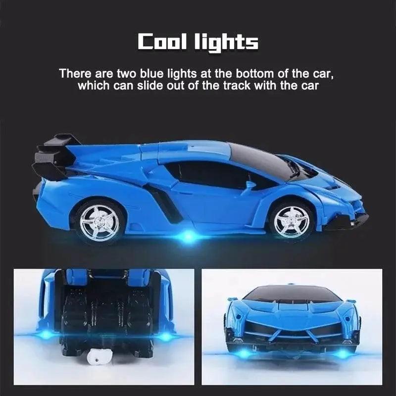  RC Adaptable RC Police Car & Robot - Ultimate 2-in-1 Toy for Kids -  ToylandEU™