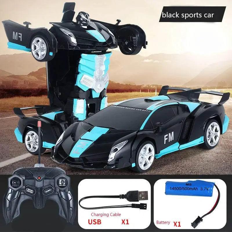  RC Adaptable RC Police Car & Robot - Ultimate 2-in-1 Toy for Kids -  ToylandEU™