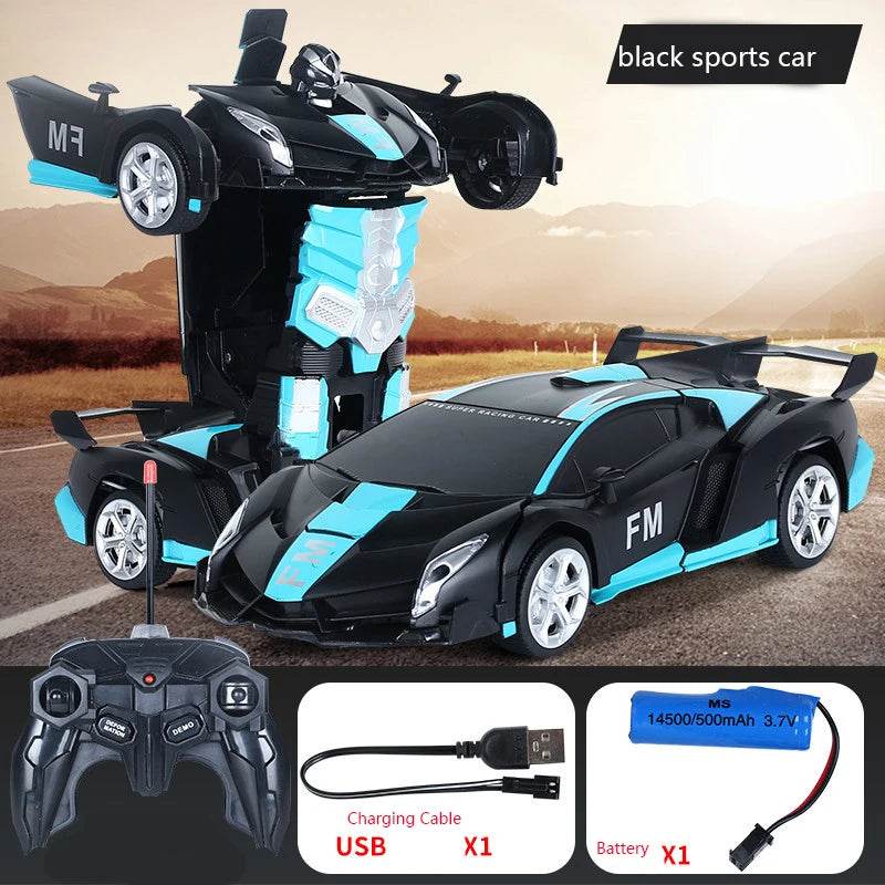RC Adaptable RC Police Car & Robot - Ultimate 2-in-1 Toy for Kids - ToylandEU