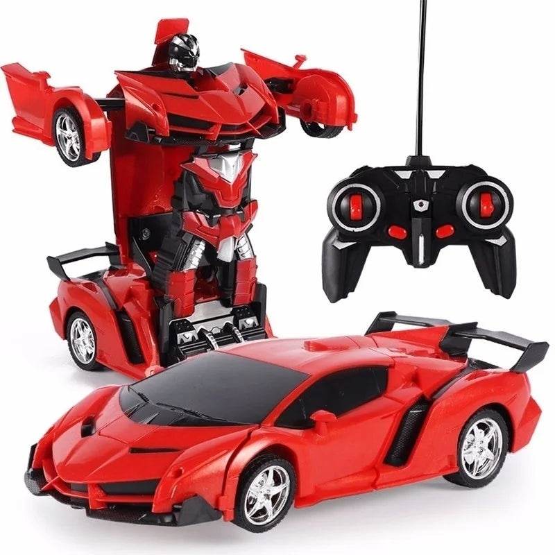 RC Adaptable RC Police Car & Robot - Ultimate 2-in-1 Toy for Kids - ToylandEU