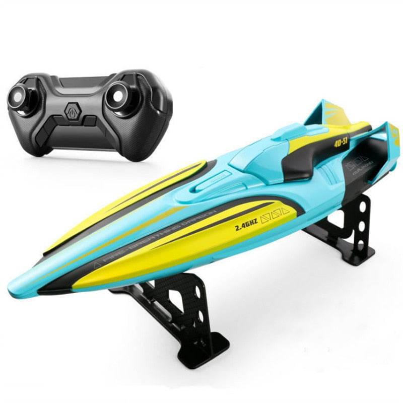 RC Adrenaline Rush RC Speedboat: Ultra-Fast 35 KM/H & Precision Remote Control - ToylandEU