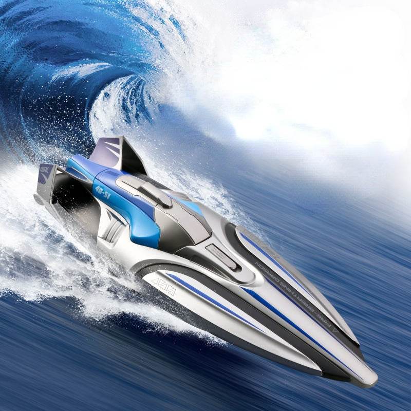 RC Adrenaline Rush RC Speedboat: Ultra-Fast 35 KM/H & Precision Remote Control - ToylandEU